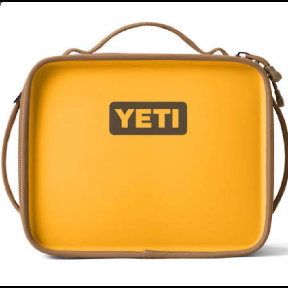 ISO alpine yellow yeti lunch box